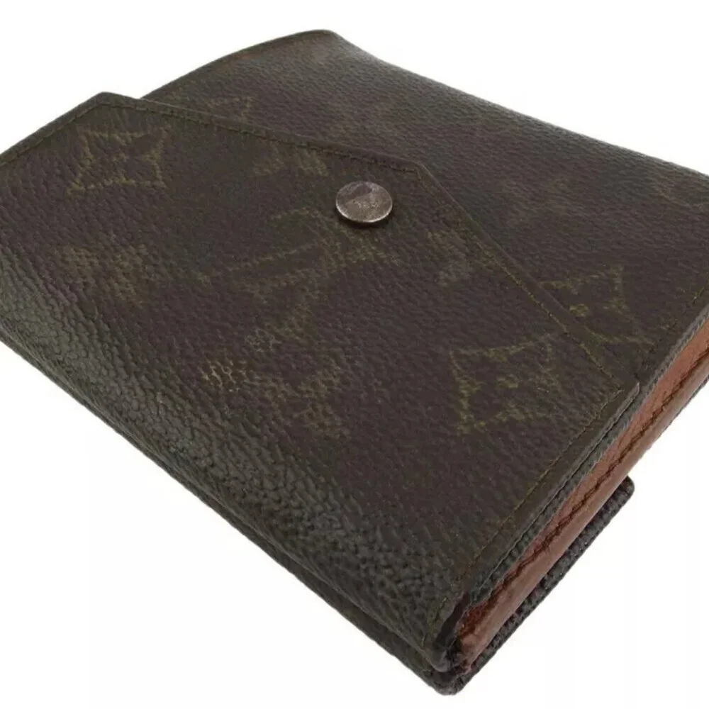 Louis Vuitton W Hook Wallet Monogram Beige Monogram Canvas